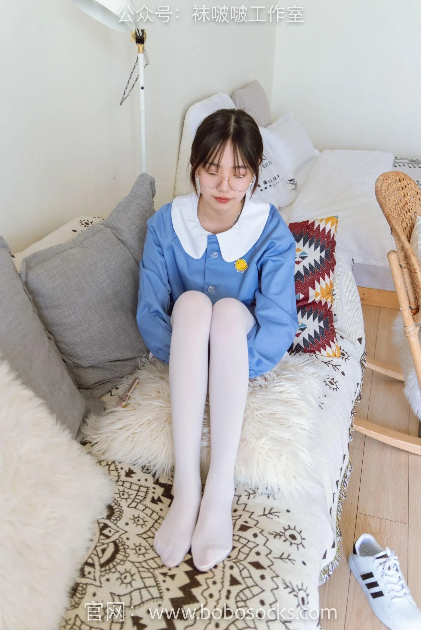 [BoBoSocks袜啵啵]NO.093 小甜豆-贝壳头、厚白丝 [132P]插图9